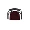 Holland Bar Stool Co Jackie with Arms 30 in. Swivel Bar Stool with Black Wrinkle Finish and Canter Bordeaux Seat 415 - alternate 9